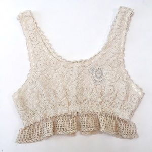 Crochet Crop Top, Wet Seal